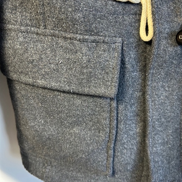 Aritzia TNA Charcoal Grey Wool Duffel Coat Size XS - Picture 6 of 12